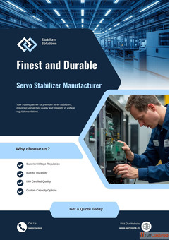 Finest and Durable Servo Stabilizer Manufacturer