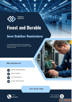 Finest and Durable Servo Stabilizer Manufacturer