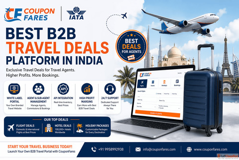 Best B2B Travel Platform in India - CouponFares