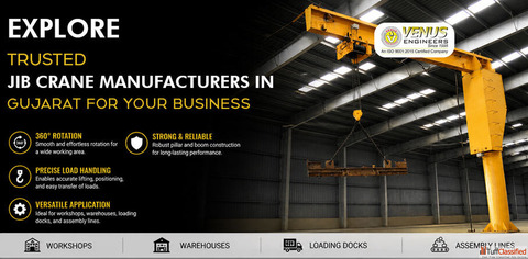Explore Trusted Jib Crane Manufacturers in Gujarat for Your Business