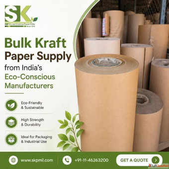 Sustainable Kraft Paper Manufacturers in India - Bulk Supply Experts