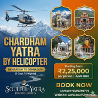 Best Tour operator for chardham Yatra by helicopter