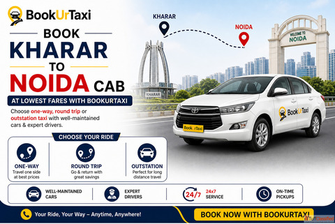 Kharar to Noida Cab - Affordable Booking 3750 At BookUrTaxi