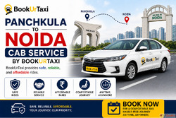 Panchkula to Noida Cab BookUrTaxi
