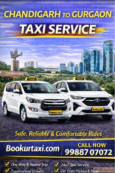 Chandiharh to Gurgaon Taxi