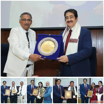 Dr. Sandeep Marwah Honoured by MSME Chamber of Commerce and Industry of India at Vigyan Bhawan
