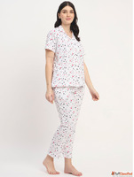 Stylish Comfortable Women Night Suit Set - Soft Cotton Sleep...