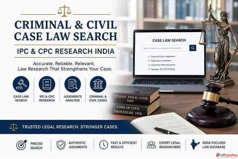 Criminal Civil Case Law Search IPC CPC Research India
