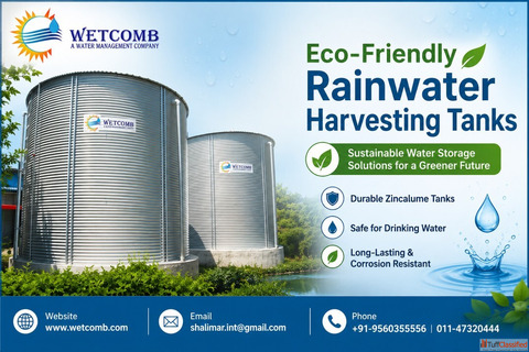 Eco-Friendly Rainwater Harvesting Tanks Wetcomb