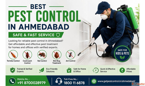 Best Pest Control in Ahmedabad Safe Fast Service