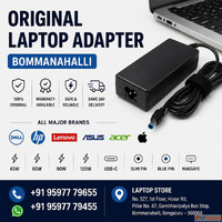 Original Laptop Adapter Price in Bommanahalli Dell HP Lenovo...