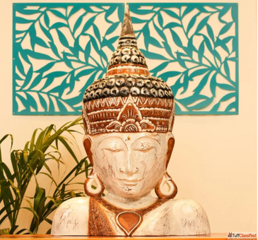 Spiritual Samsara Buddha Face Table Decor That Inspires Serenity