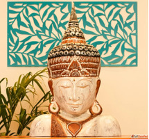 Spiritual Samsara Buddha Face Table Decor That Inspires Sere...