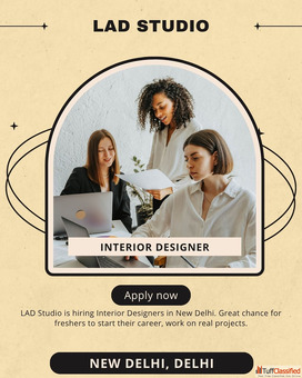 LAD Studio Hiring Interior Designers in New Delhi - Freshers Can Apply