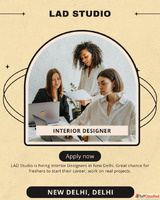 LAD Studio Hiring Interior Designers in New Delhi - Freshers...
