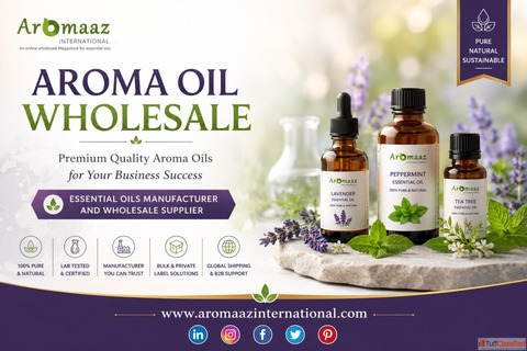 100 Pure Aroma Oil Wholesale Supplier in India Aromaaz International