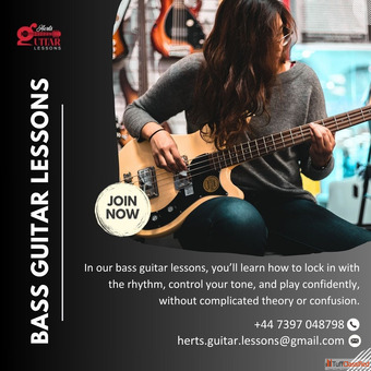 Looking for Bass Guitar Lessons Near You in Hertfordshire