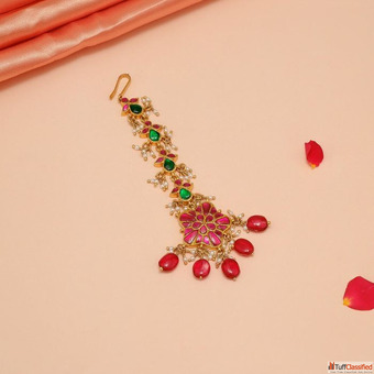 Best Silver Maang-Tikka for Women Online Padmam