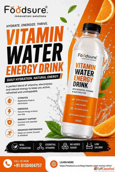 Vitamin Water Energy Drink - Hydration with Natural Energy