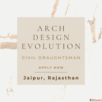 ARCH Design Evolution Hiring Civil Draughtsman for Architect...