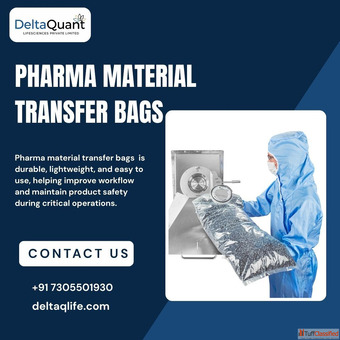 Sterile pharma transfer bags
