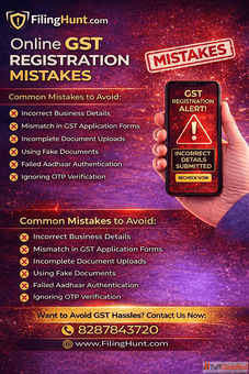 Online GST Registration Mistakes