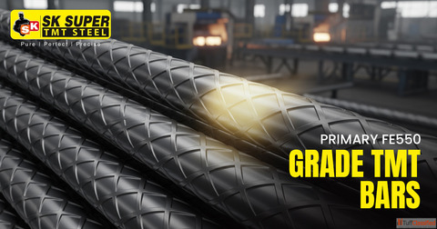Primary Fe550 Grade TMT Bars