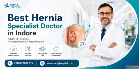 Best Hernia Specialist Doctor in Indore - Sahaj Hospital