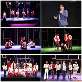 AAFT School of Drama and Acting Presents Powerful Stage Play "Kitne Chehre" at Marwah Stud