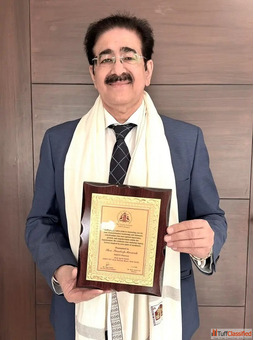 Dr. Sandeep Marwah Honoured by NISTI Nominated as Patron of Prestigious Textile Body