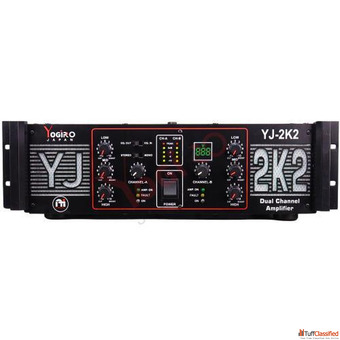 YOGIPRO YJ-2K2 Dual Channel Amplifier for Powerful Audio Performance