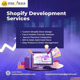 Creative Shopify Development Services in Coimbatore Madhura Technologies