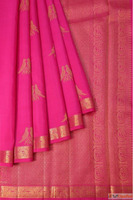 Elegant Pink Colour Silk Saree for Wedding Mavuris