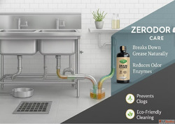 Eco-Friendly Bio Enzyme Drain Cleaner for Grease Odor Slow D...