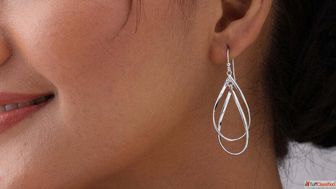 Pure Silver Earrings for Women Mothers Day Gifts