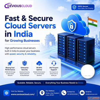 Fast Secure Cloud Servers in India for Growing Businesses