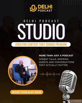 Professional Podcast Studio in Dwarka Delhi for Audio Video Recording