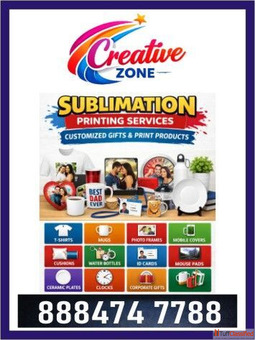 Mug Printing - Keychains T-Shirt Printing Contact Creative Zone 489