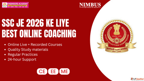 SSC JE Aspirants ke liye Best Online Coaching Platform