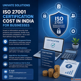 ISO 27001 Certification Cost in India for Businesses