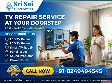Searching "Television Repair Near Me" Contact Sri Sai Electronics