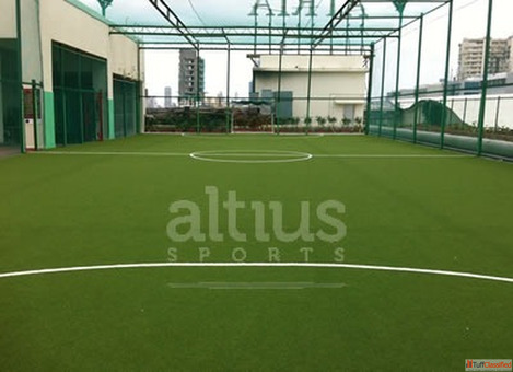 Football Turf Construction for Schools Sports Facilities in India and the SAARC region