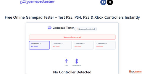 GamePad Tester