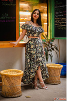 Buy Black Cotton Floral Ruffle Co-ord Sets Online By Odhanon