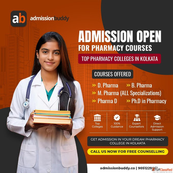 B Pharma D Pharma Admission in Kolkata - Free Counselling