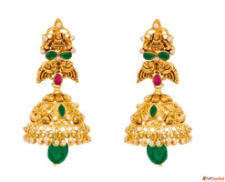 Designer 10 Gram Gold Jhumka Designs with Price CMR Jeweller...