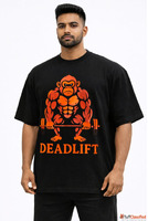 Gym Enthusiast Iron Will No Limits Oversized Quirky Tshirt F...