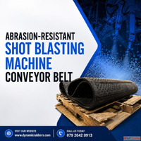 Abrasion-Resistant Shot Blasting Machine Conveyor Belt by Dy...