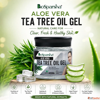 Best Aloe Vera Tea Tree Oil Gel for Men Women