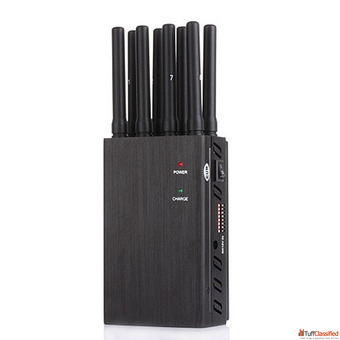 Brouilleur d'ondes 5G portable - Écran LCD 18 bandes 16 antennes
